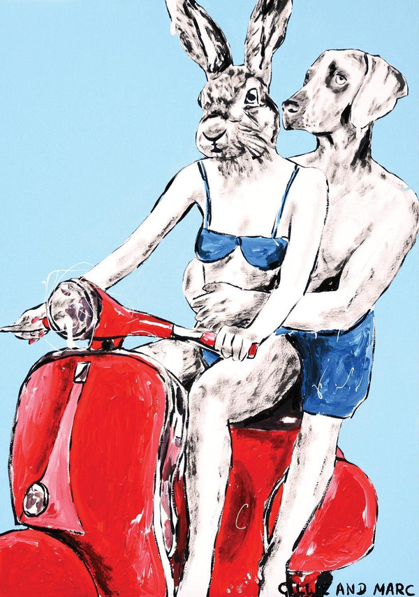 He woke her up at 3am and said let’s go live somewhere else today